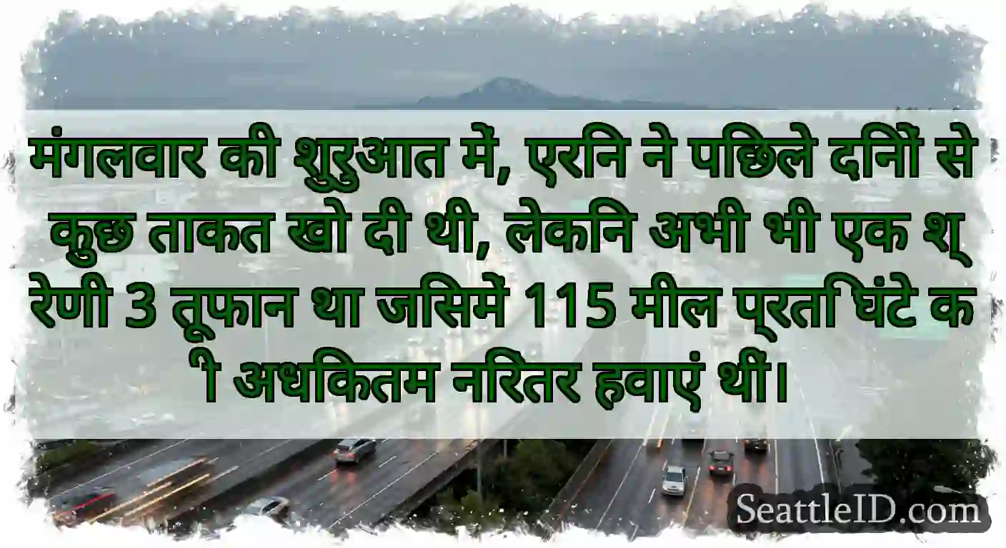 मंगलवार की शुरुआत में, एरिन ने पिछले दिनों से कुछ