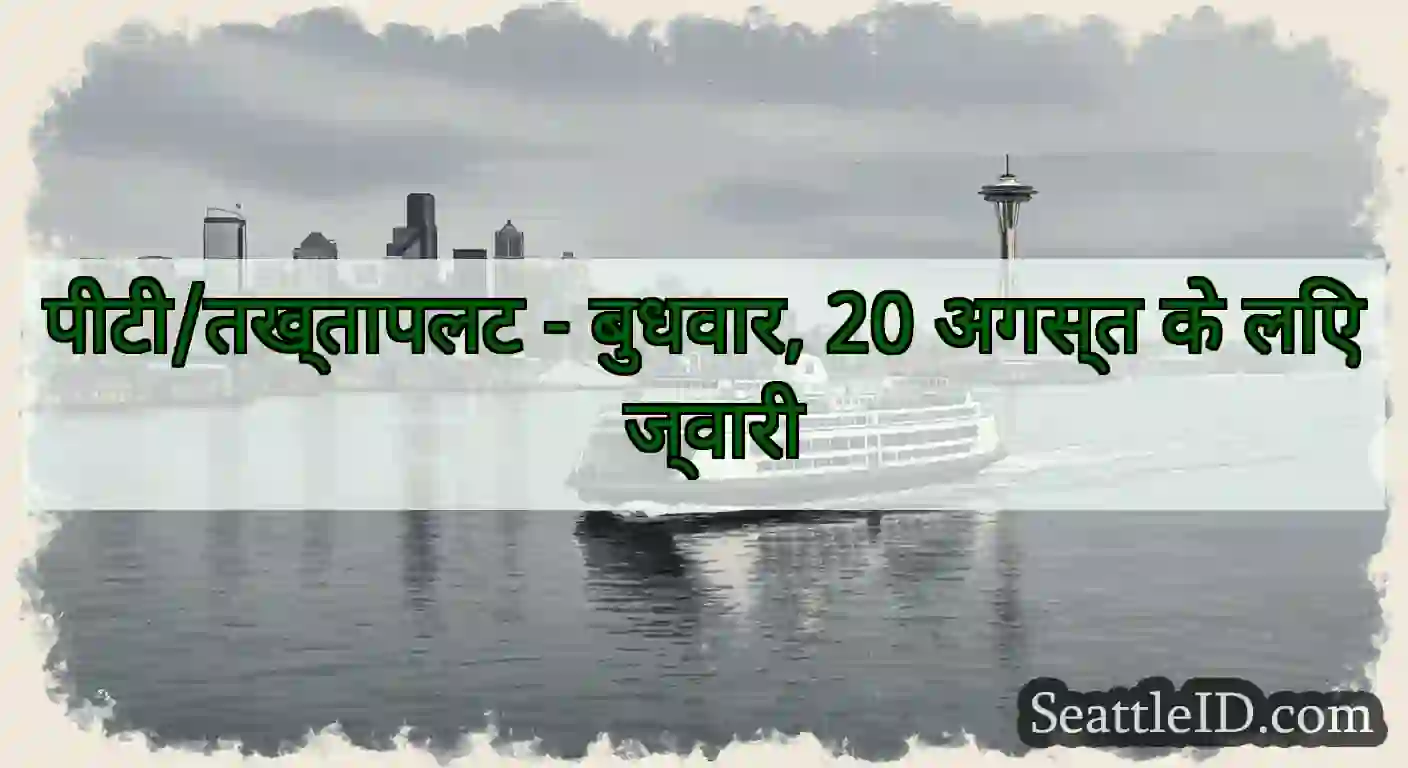 पीटी/तख्तापलट - बुधवार, 20 अगस्त के लिए ज्वारी