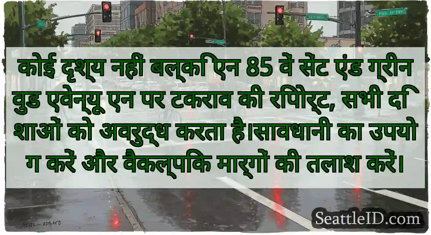 कोई दृश्य नहीं बल्कि एन 85 वें सेंट एंड ग्रीनवुड