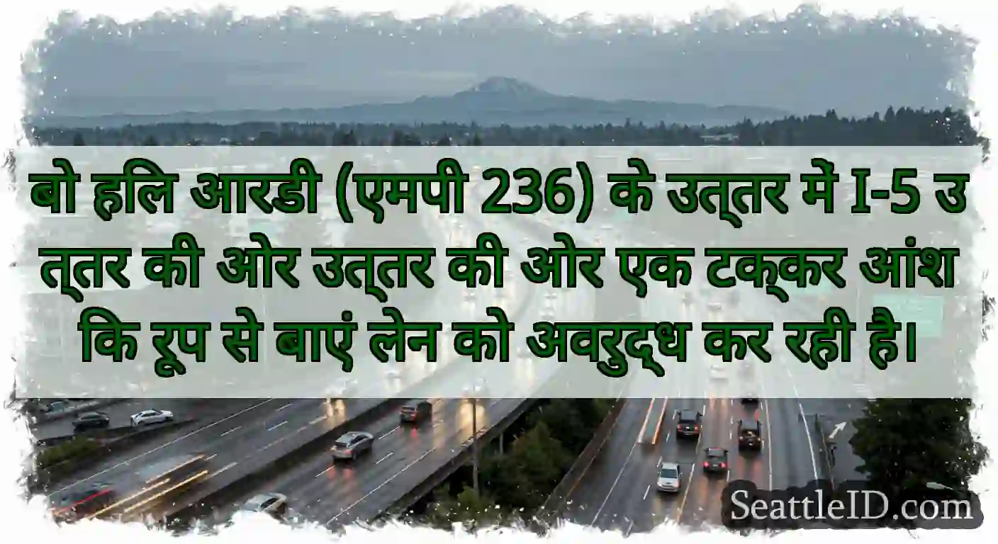 बो हिल आरडी (एमपी 236) के उत्तर में I-5 उत्तर की