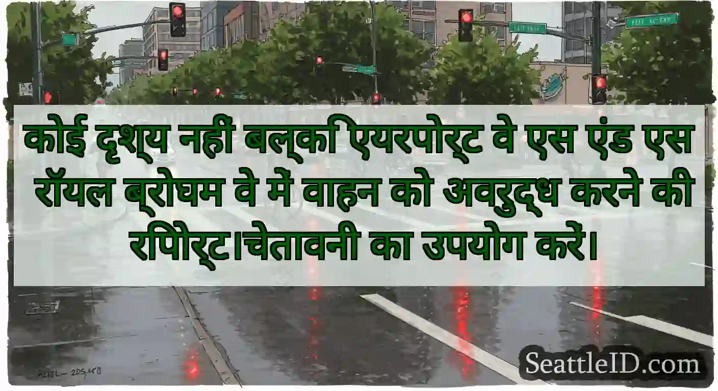 कोई दृश्य नहीं बल्कि एयरपोर्ट वे एस एंड एस रॉयल