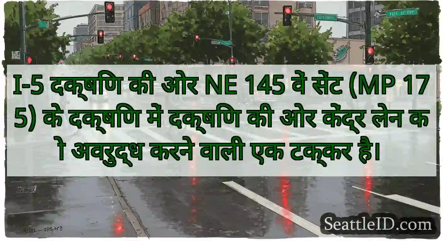 I-5 दक्षिण की ओर NE 145 वें सेंट (MP 175) के