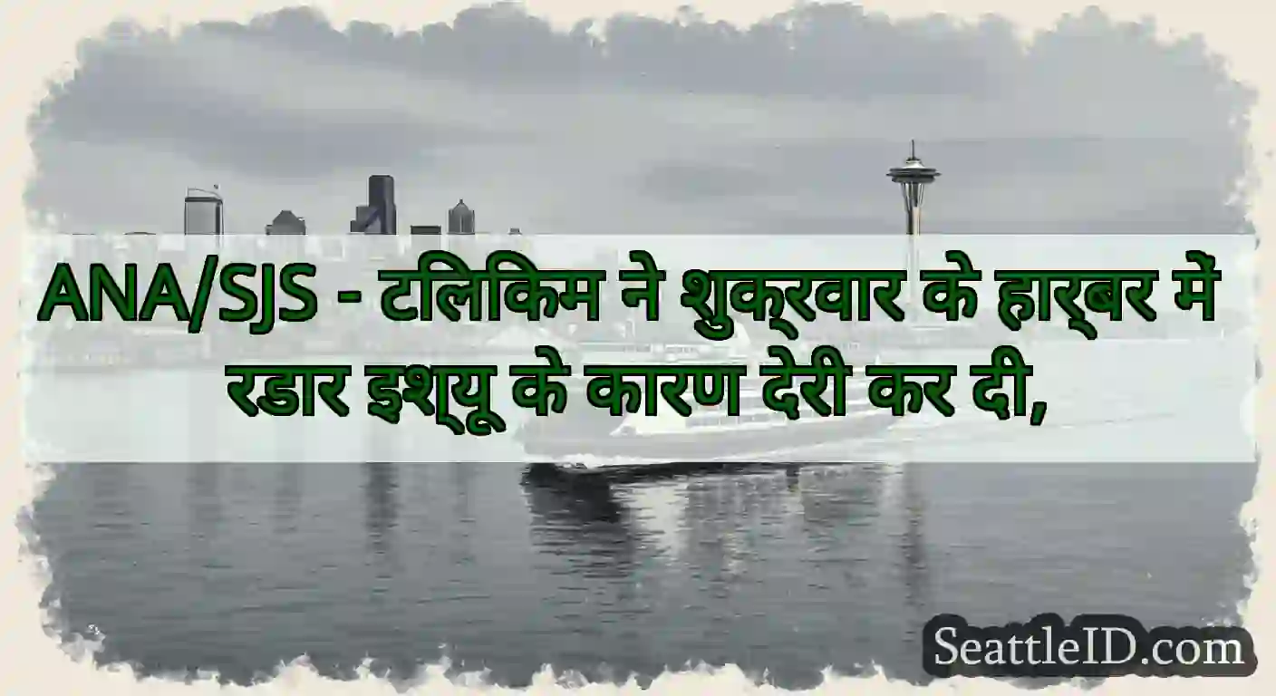 ANA/SJS - टिलिकम ने शुक्रवार के हार्बर में रडार