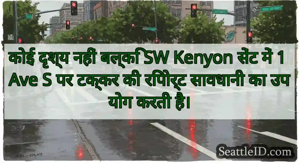 कोई दृश्य नहीं बल्कि SW Kenyon सेंट में 1 Ave S