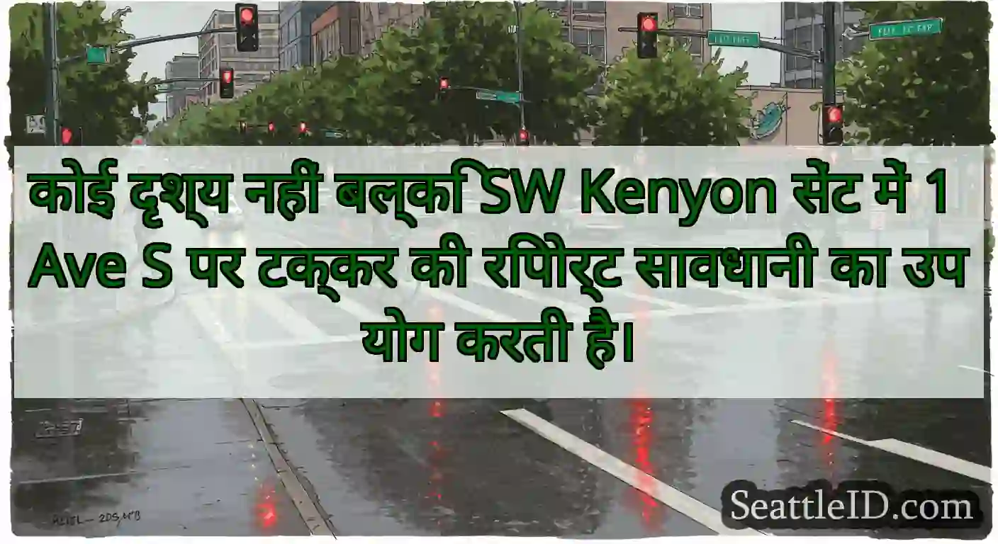 कोई दृश्य नहीं बल्कि SW Kenyon सेंट में 1 Ave S