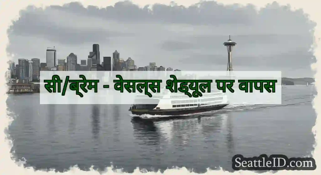 सी/ब्रेम - वेसल्स शेड्यूल पर वापस