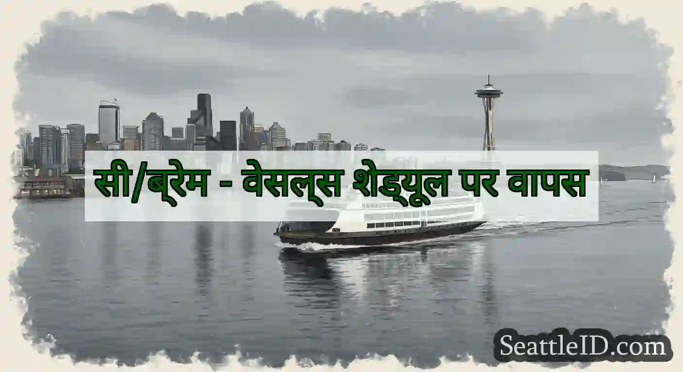 सी/ब्रेम - वेसल्स शेड्यूल पर वापस