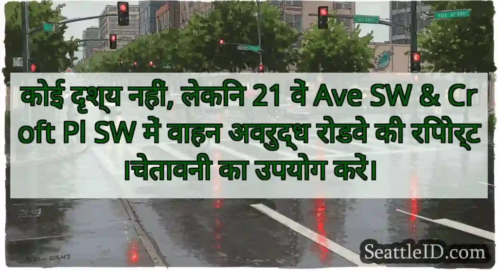 कोई दृश्य नहीं, लेकिन 21 वें Ave SW & Croft Pl SW