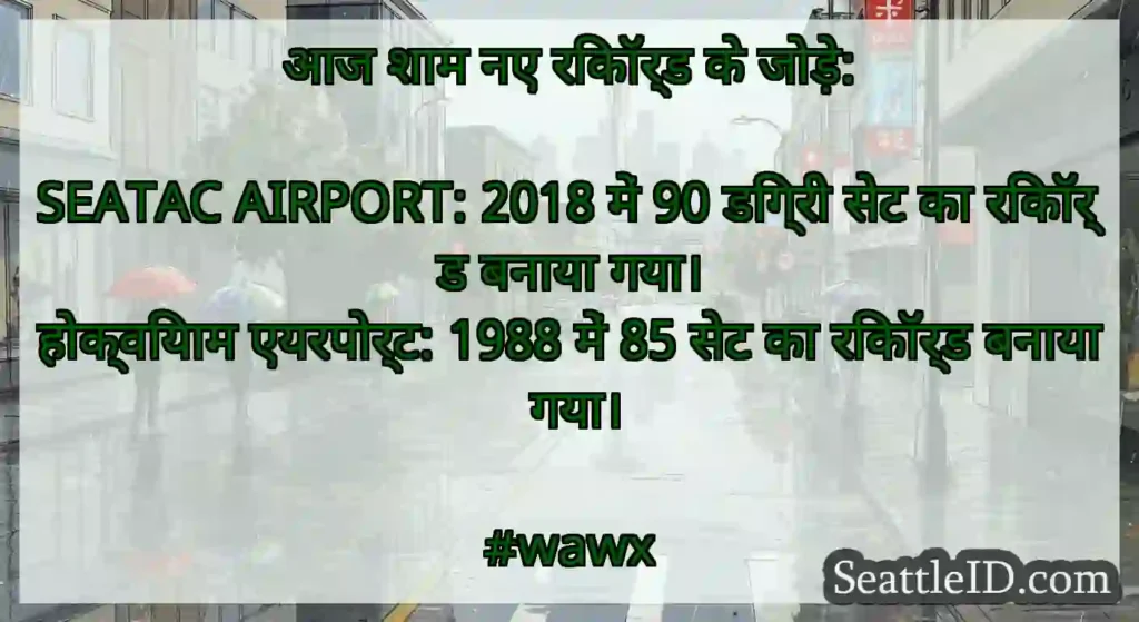 आज शाम नए रिकॉर्ड के जोड़े: