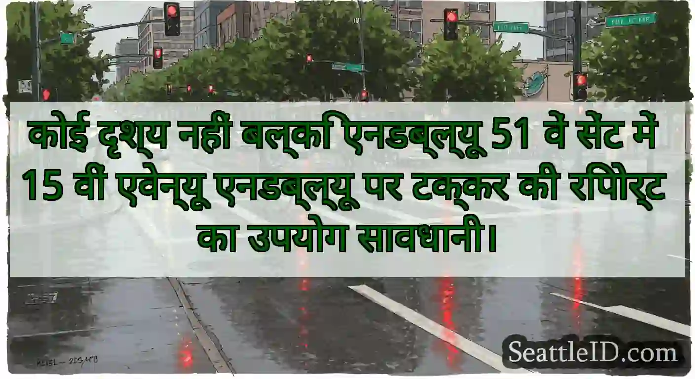 कोई दृश्य नहीं बल्कि एनडब्ल्यू 51 वें सेंट में 15