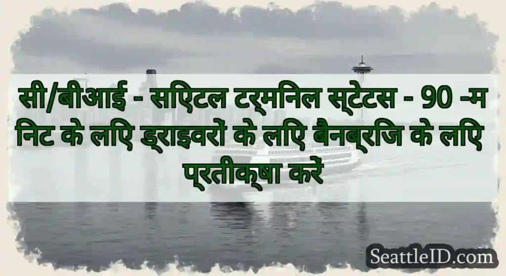 सी/बीआई - सिएटल टर्मिनल स्टेटस - 90 -मिनट के लिए