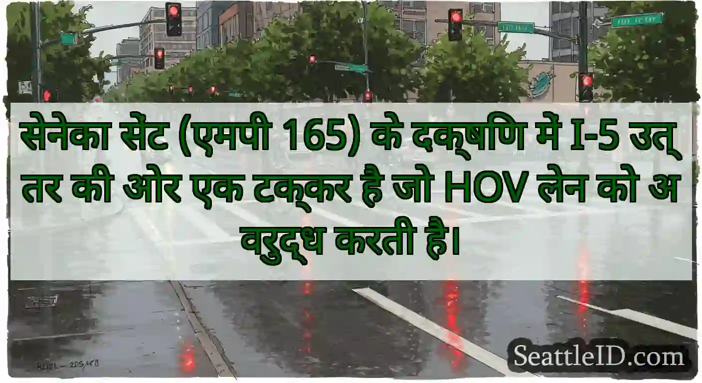 सेनेका सेंट (एमपी 165) के दक्षिण में I-5 उत्तर की