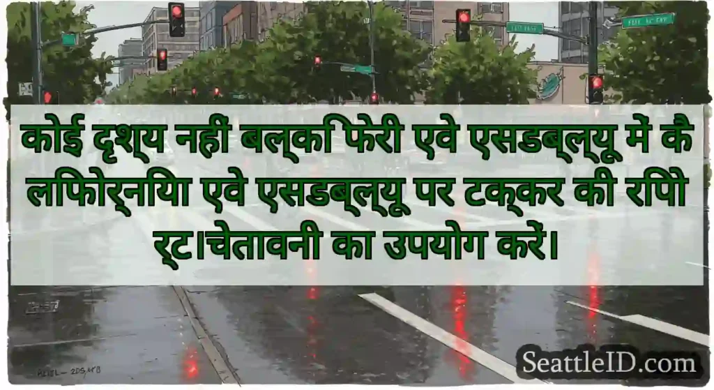 कोई दृश्य नहीं बल्कि फेरी एवे एसडब्ल्यू में