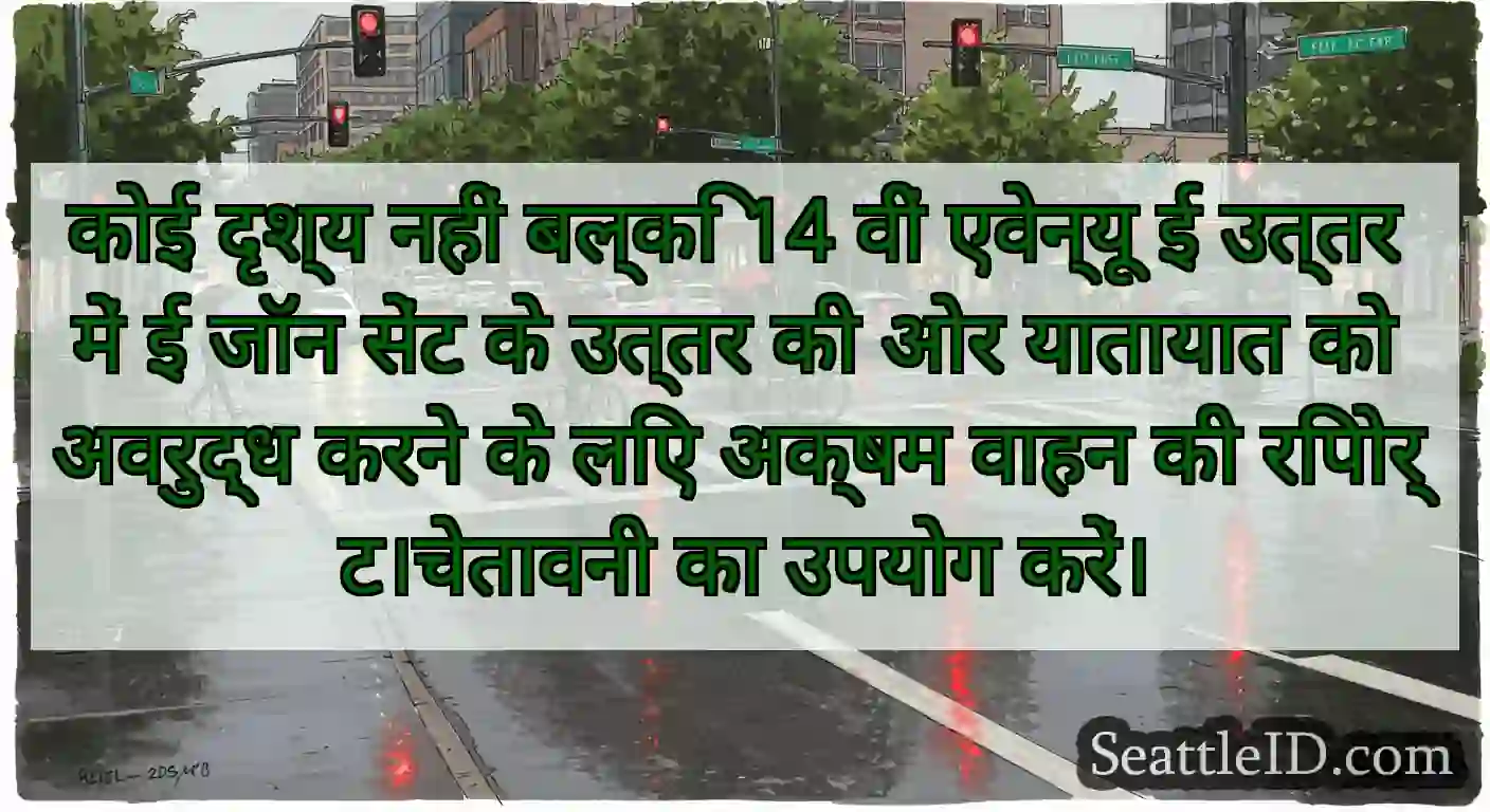 कोई दृश्य नहीं बल्कि 14 वीं एवेन्यू ई उत्तर में ई