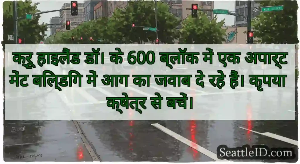 क्रू हाइलैंड डॉ। के 600 ब्लॉक में एक अपार्टमेंट
