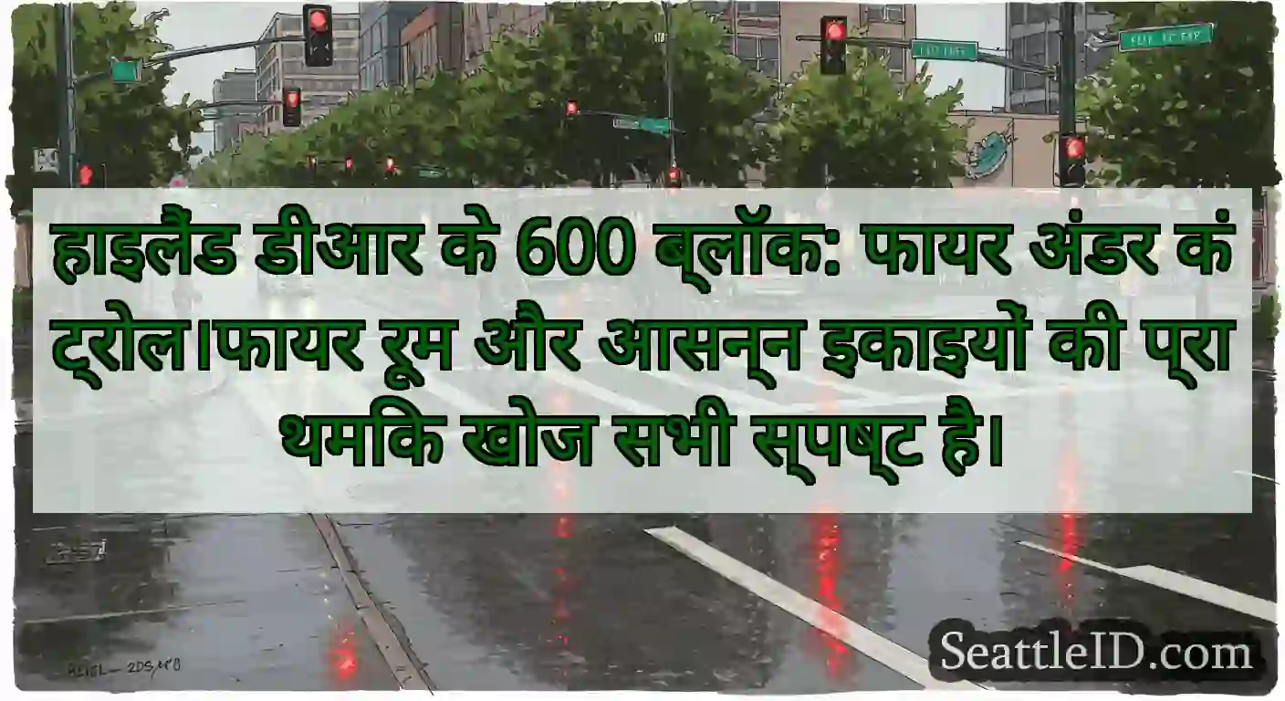 हाइलैंड डीआर के 600 ब्लॉक: फायर अंडर कंट्रोल।फायर