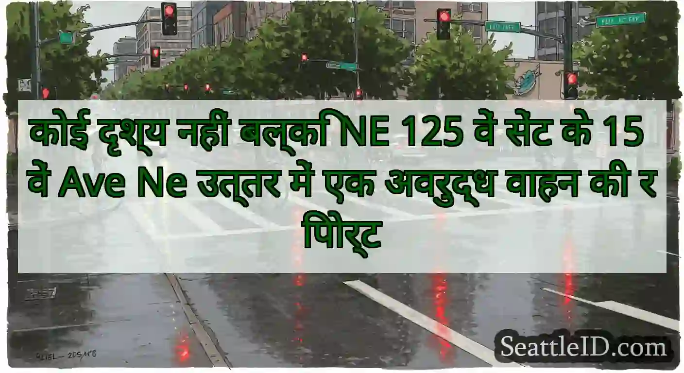 कोई दृश्य नहीं बल्कि NE 125 वें सेंट के 15 वें