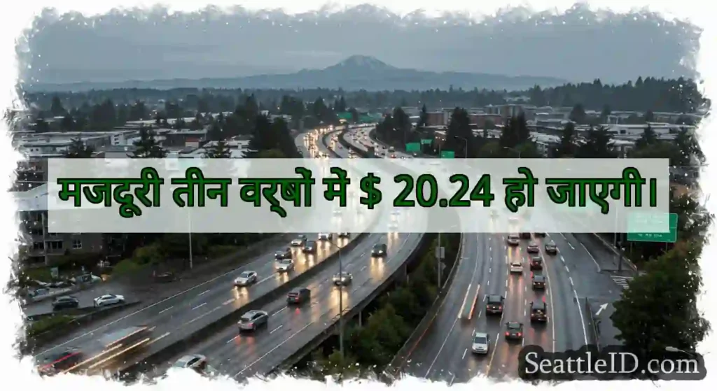मजदूरी तीन वर्षों में $ 20.24 हो जाएगी।