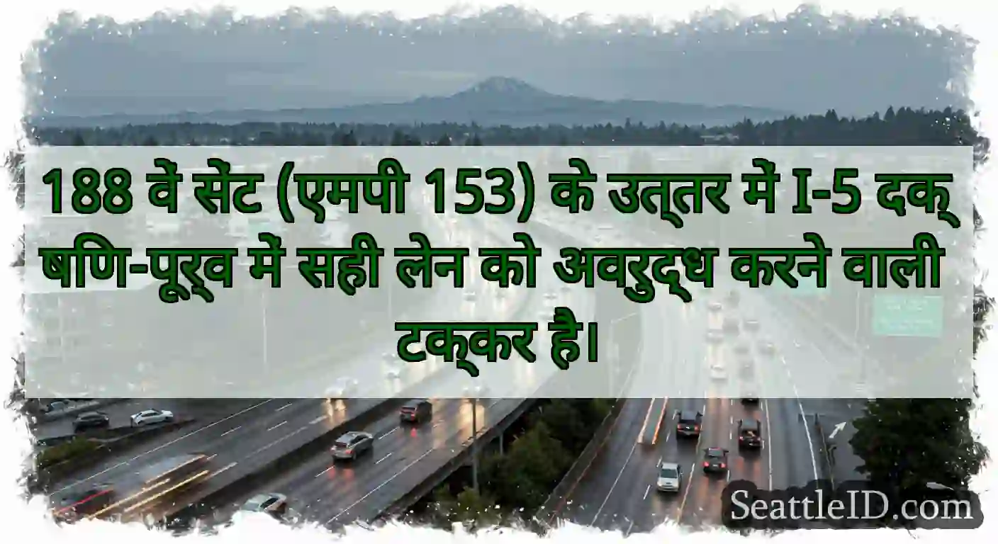 188 वें सेंट (एमपी 153) के उत्तर में I-5