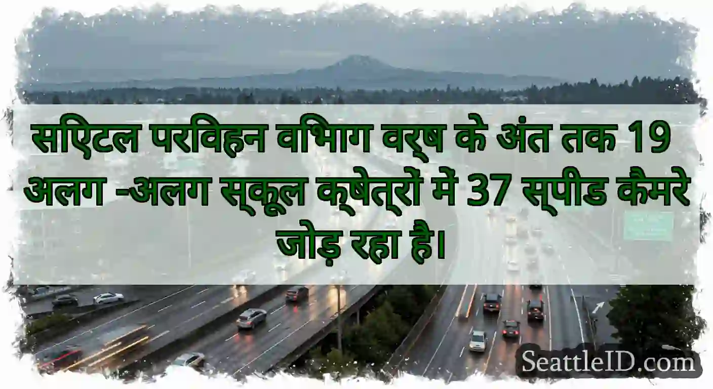 सिएटल परिवहन विभाग वर्ष के अंत तक 19 अलग -अलग