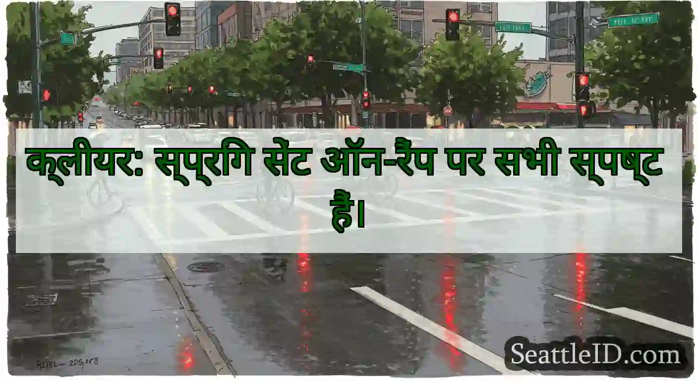क्लीयर: स्प्रिंग सेंट ऑन-रैंप पर सभी स्पष्ट हैं।