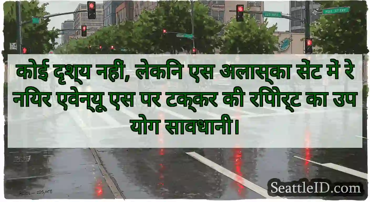 कोई दृश्य नहीं, लेकिन एस अलास्का सेंट में रेनियर