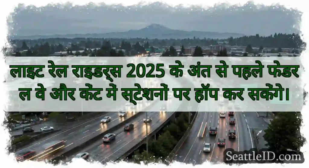 लाइट रेल राइडर्स 2025 के अंत से पहले फेडरल वे और