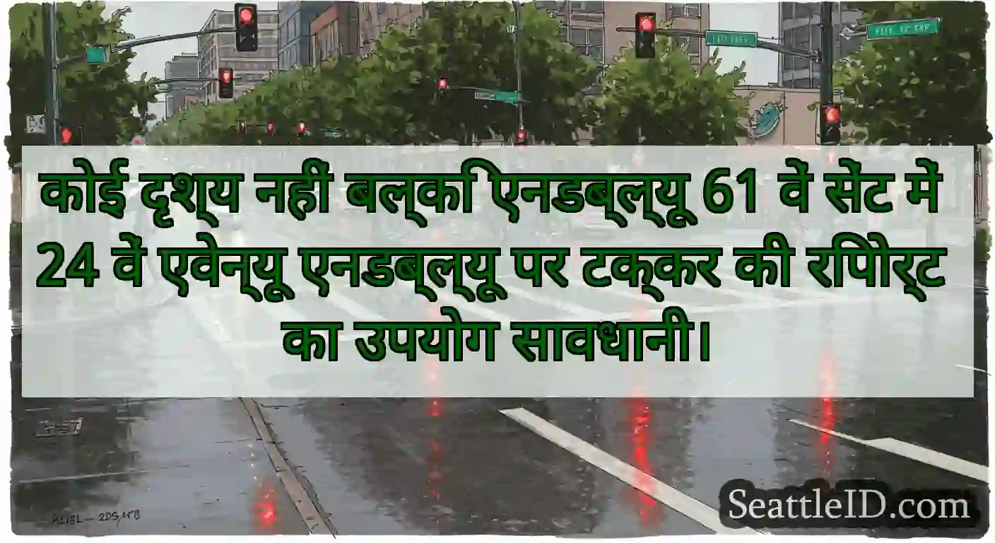 कोई दृश्य नहीं बल्कि एनडब्ल्यू 61 वें सेंट में 24