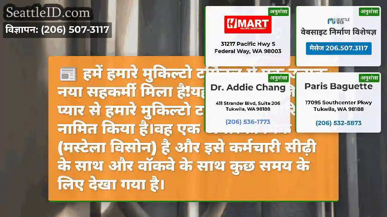 हमें हमारे मुकिल्टो टर्मिनल में एक उत्सुक नया