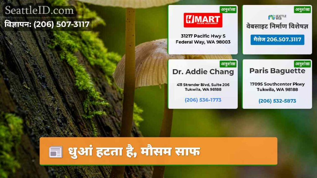 धुआं हटता है, मौसम साफ