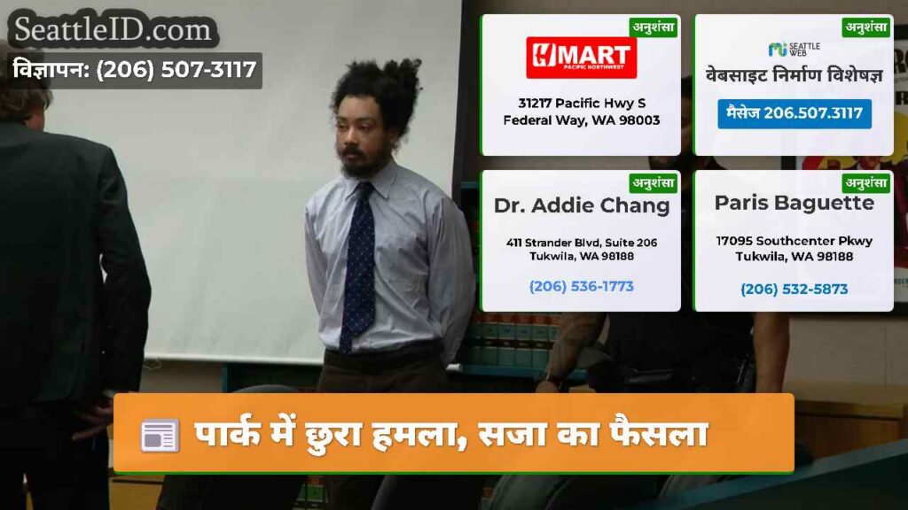पार्क में छुरा हमला, सजा का फैसला