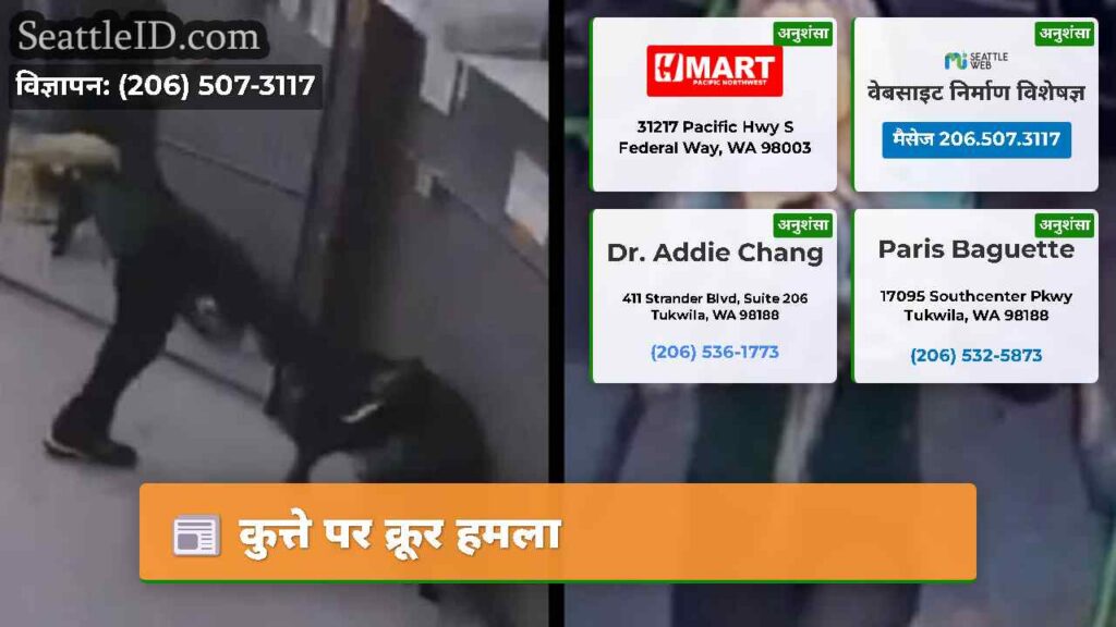 कुत्ते पर क्रूर हमला