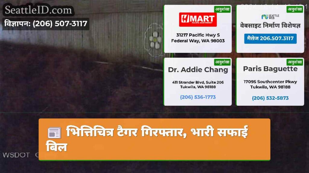 भित्तिचित्र टैगर गिरफ्तार, भारी सफाई बिल