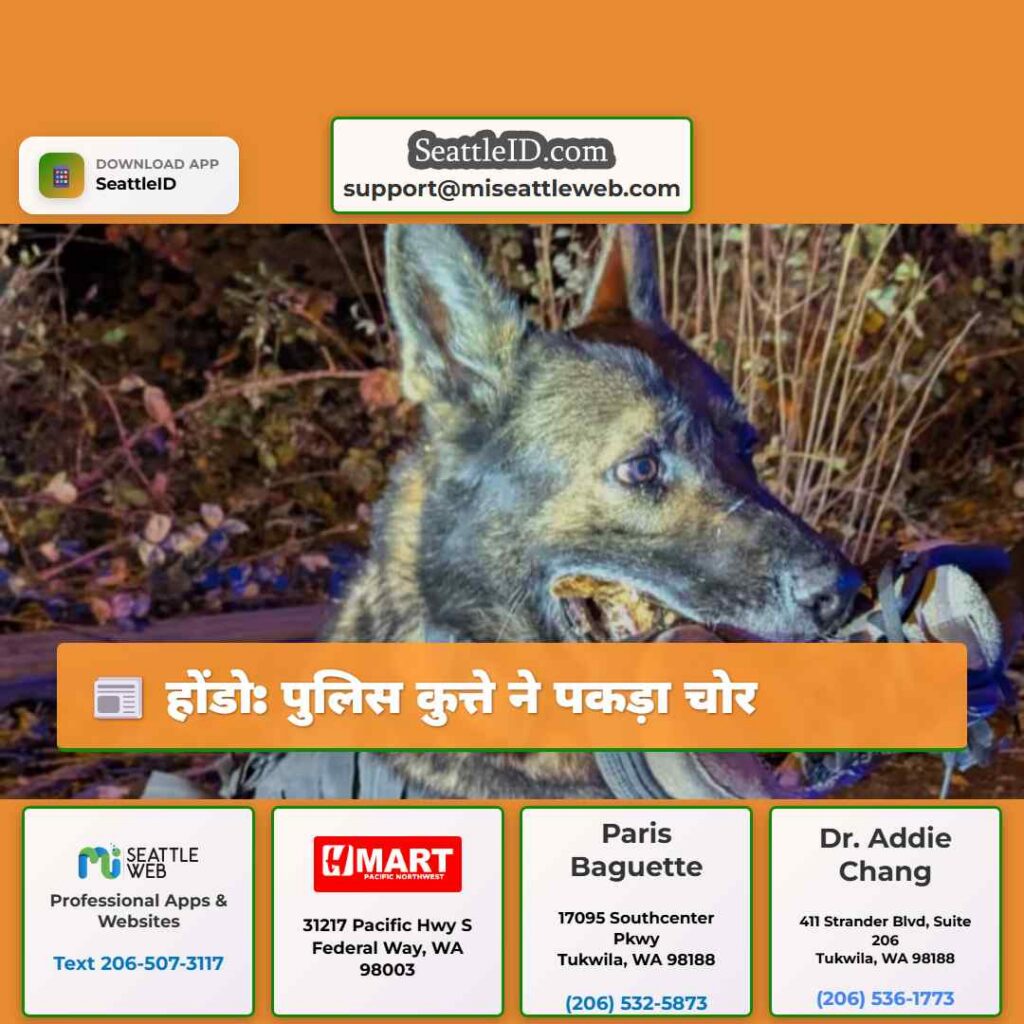 होंडो: पुलिस कुत्ते ने पकड़ा चोर