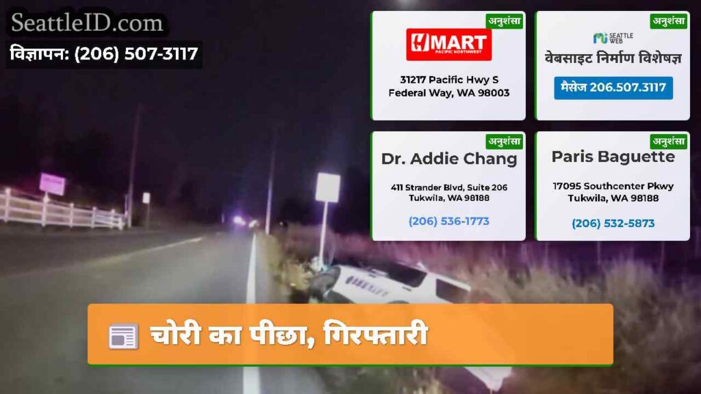 चोरी का पीछा, गिरफ्तारी