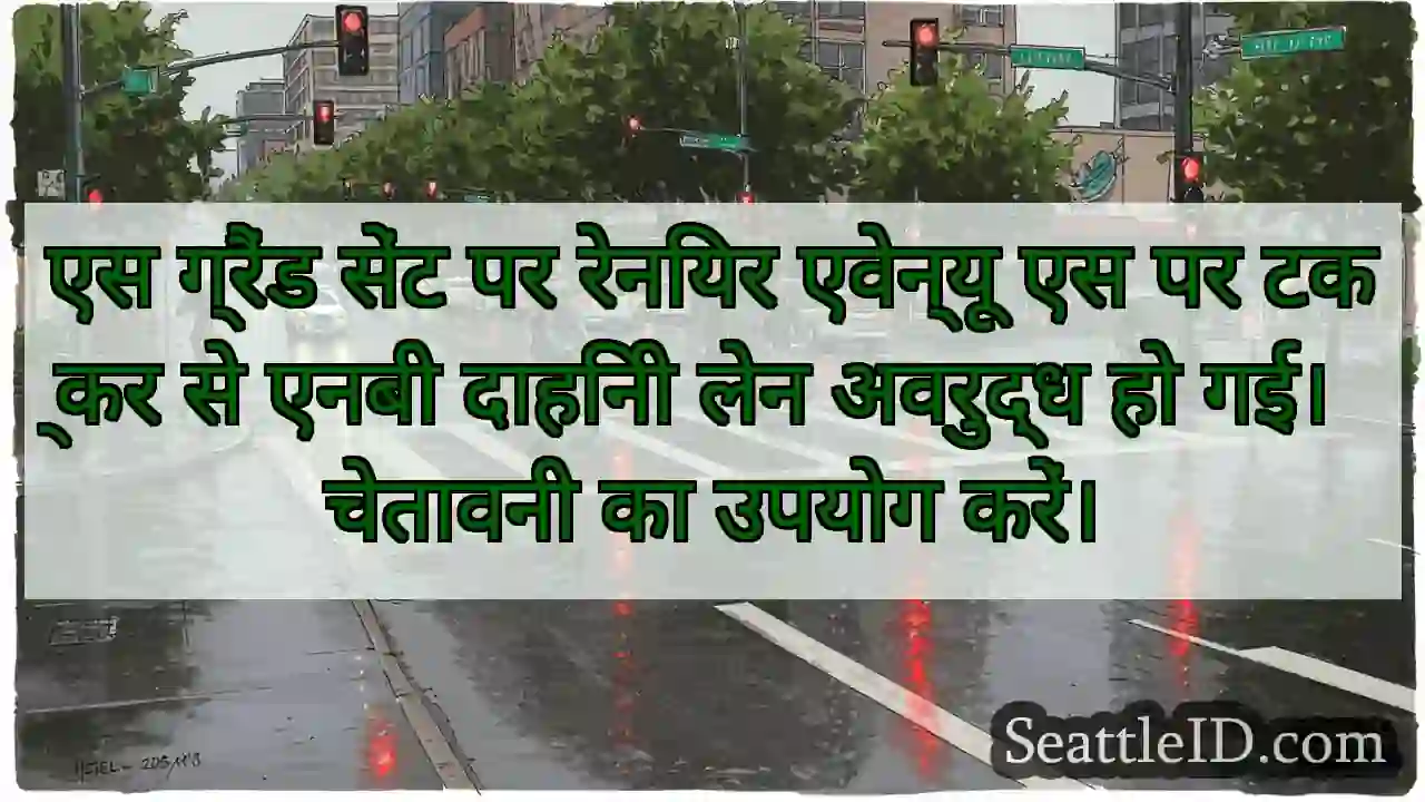 एस ग्रैंड सेंट पर रेनियर एवेन्यू एस पर टक्कर से
