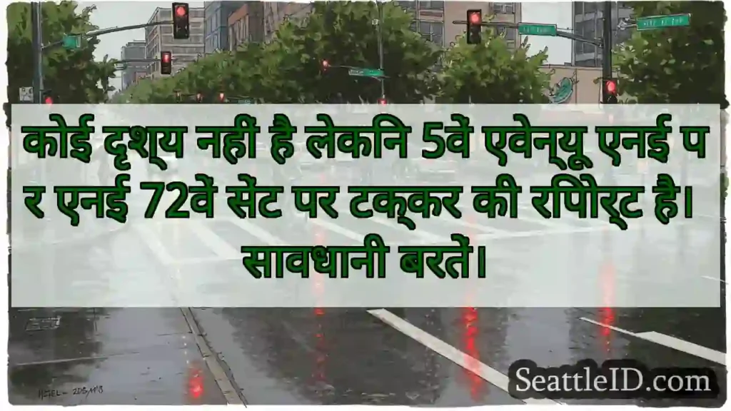 कोई दृश्य नहीं है लेकिन 5वें एवेन्यू एनई पर एनई