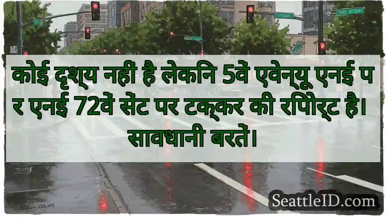 कोई दृश्य नहीं है लेकिन 5वें एवेन्यू एनई पर एनई