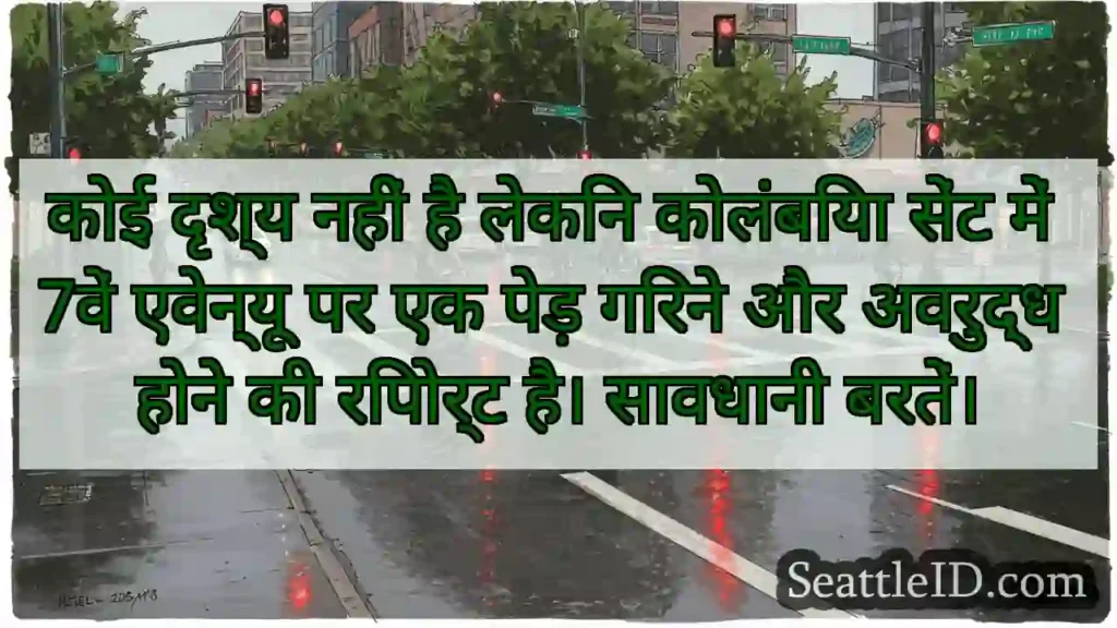 कोई दृश्य नहीं है लेकिन कोलंबिया सेंट में 7वें