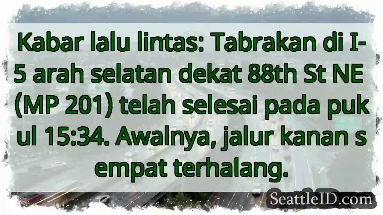 Laka I-5 Selatan Selesai! (MP 201)