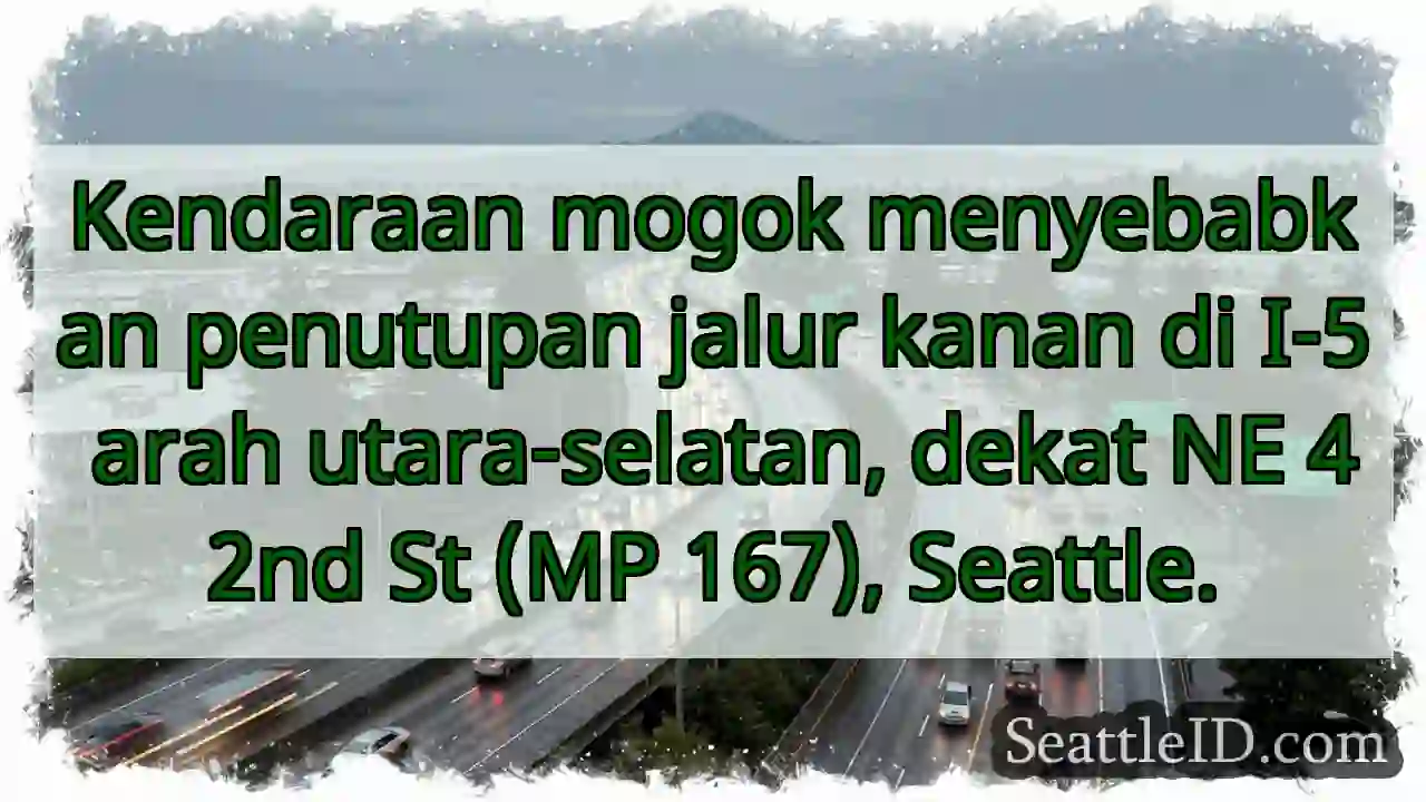 I-5 Mogok! Jalur Kanan Ditutup