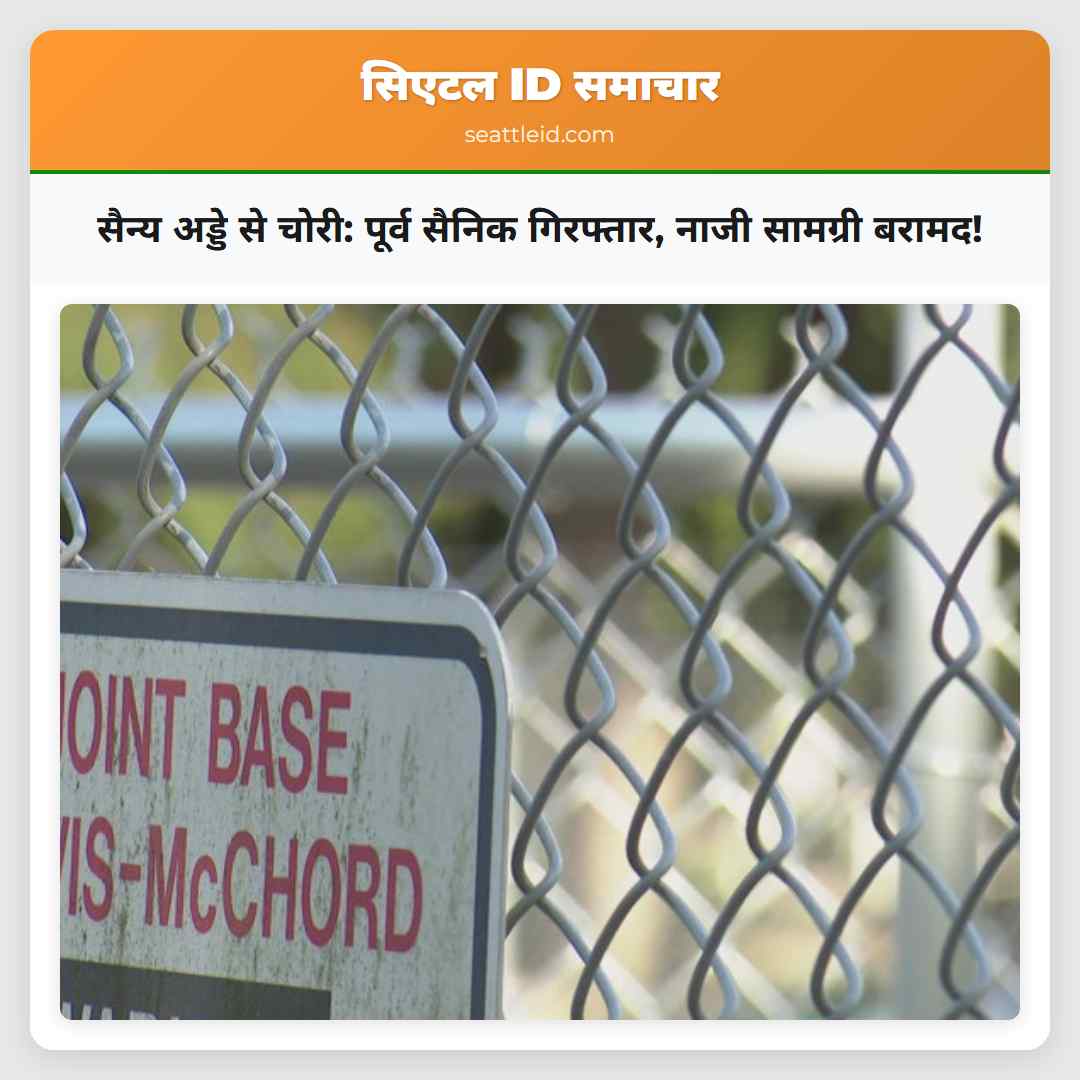 सैन्य अड्डे से चोरी: पूर्व सैनिक गिरफ्तार, नाजी