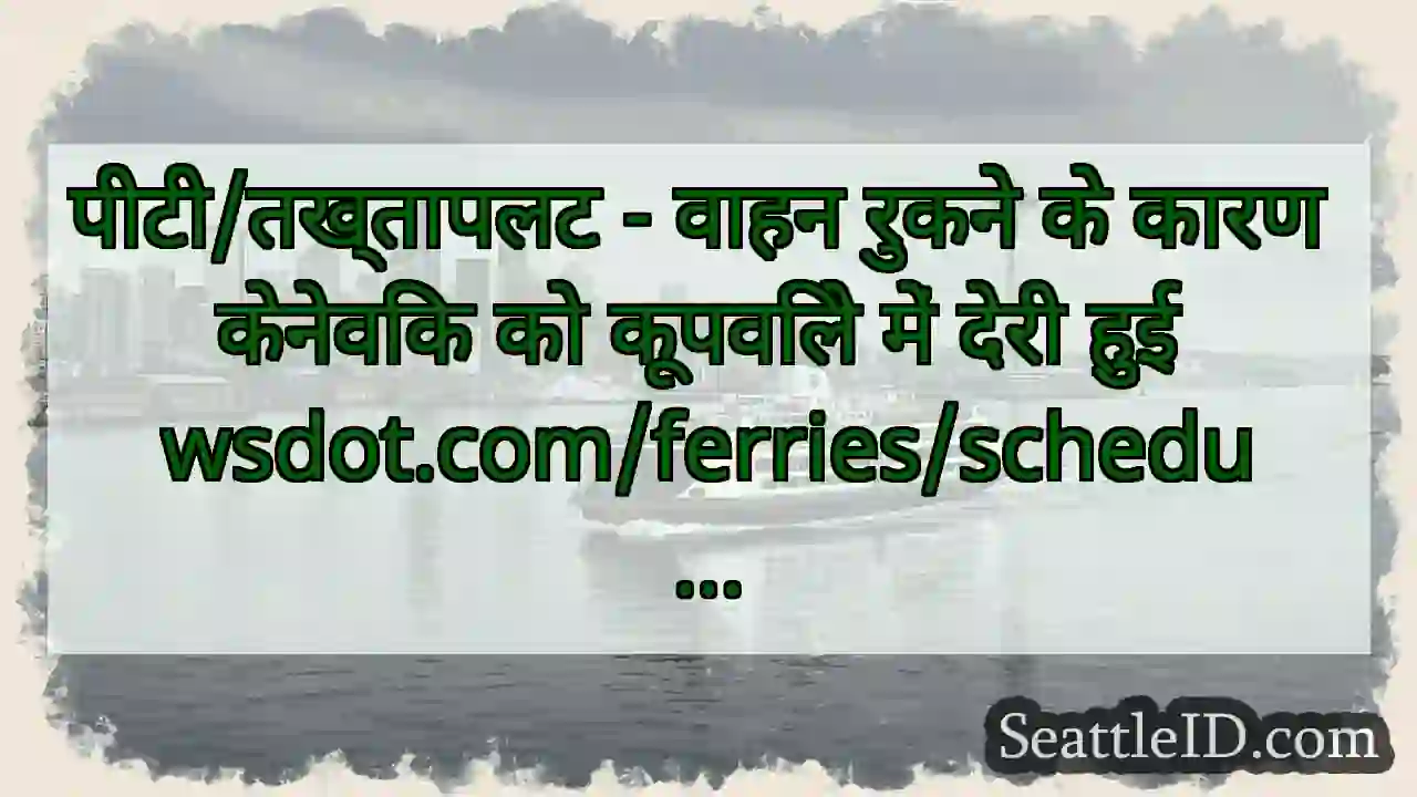 पीटी/तख्तापलट - वाहन रुकने के कारण केनेविक को