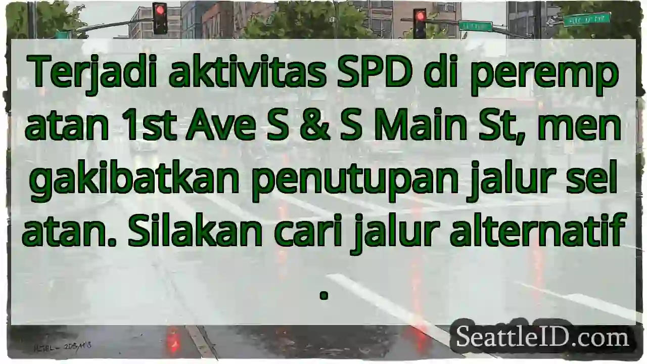 Jalur Selatan Ditutup! Cari Rute Lain.