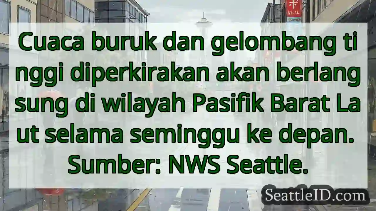 Gelombang Tinggi Pasifik! Waspada!