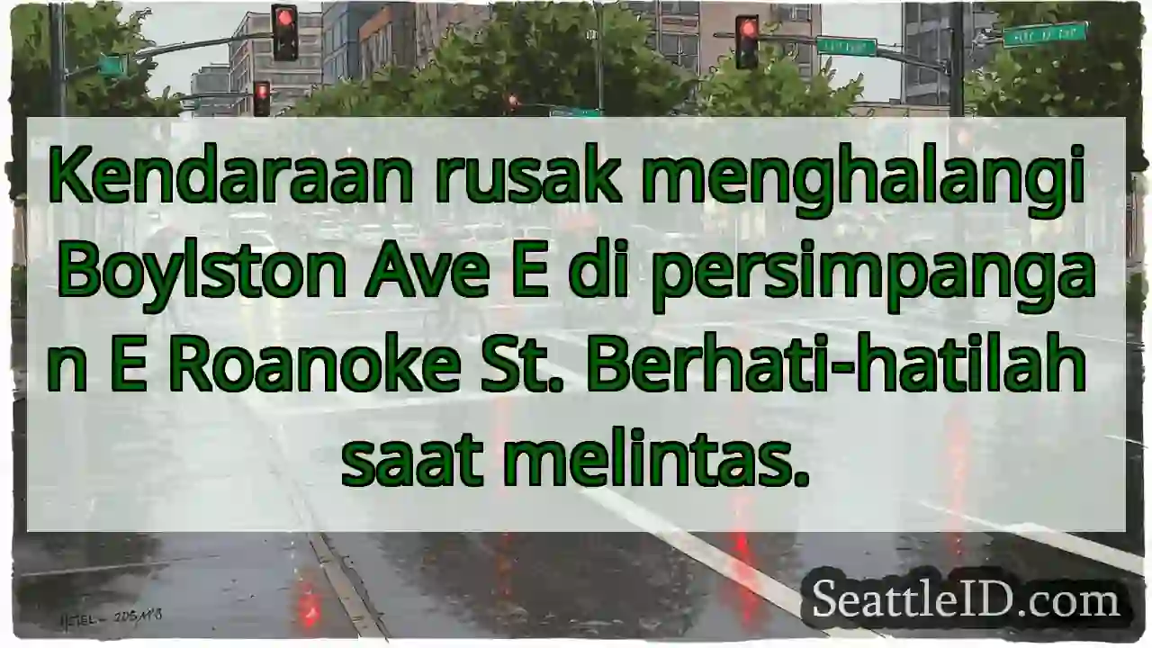 Boylston E: Kendaraan menghalangi jalan!