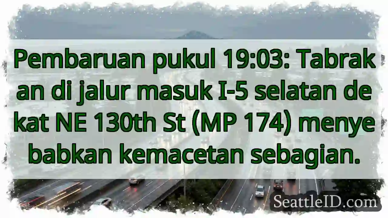 Tabrakan I-5 Selatan: Kemacetan!