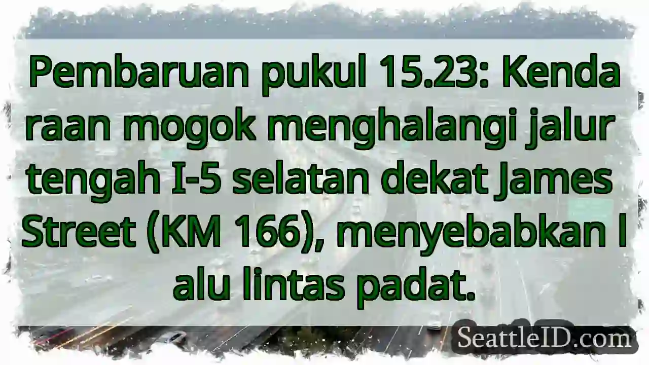 Macet I-5 Selatan! Kendaraan Mogok.