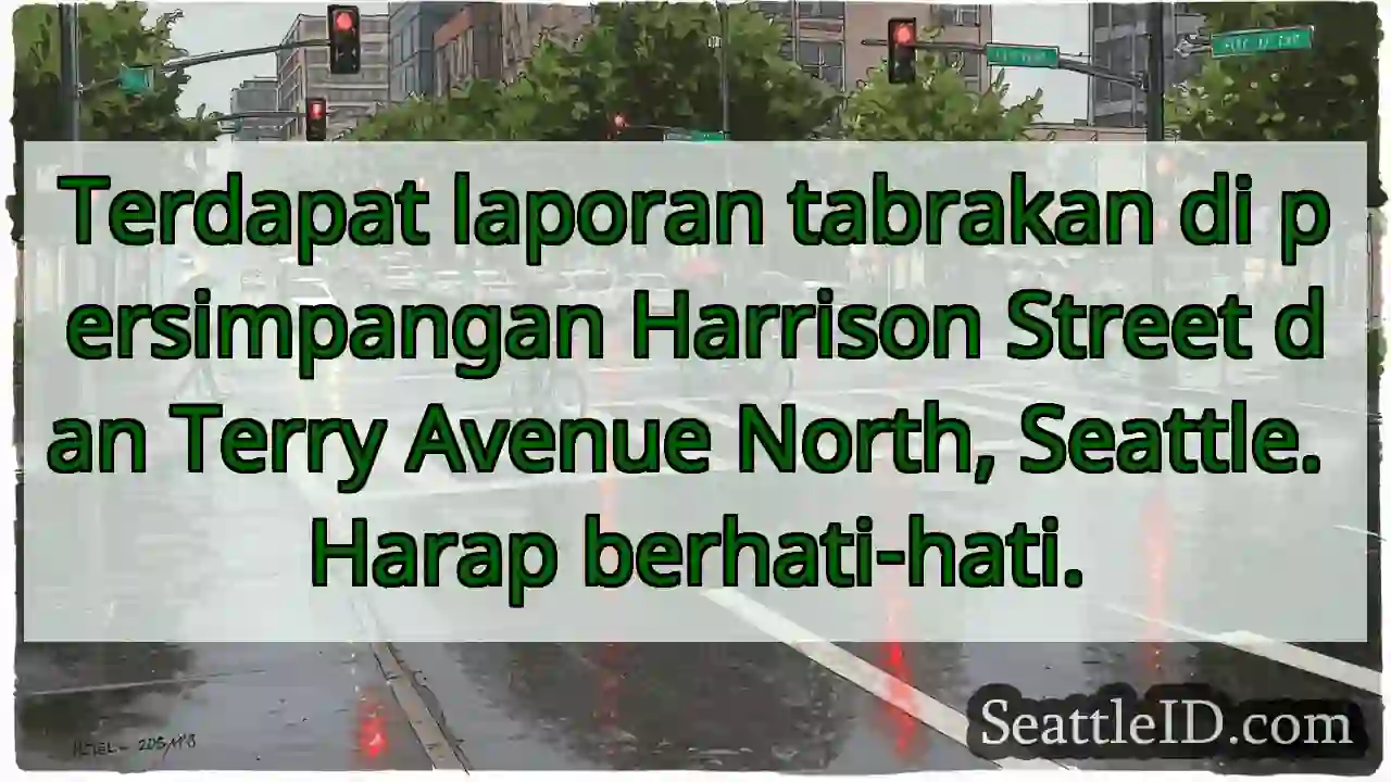 Tabrakan di Harrison &amp; Terry! Hati-hati.