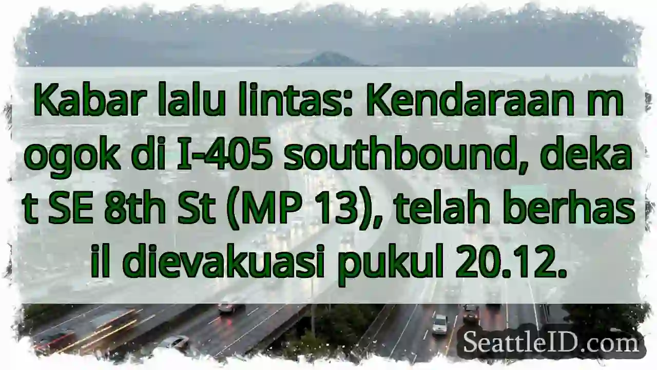 Kendaraan Mogok I-405 Selatan! Evakuasi Selesai